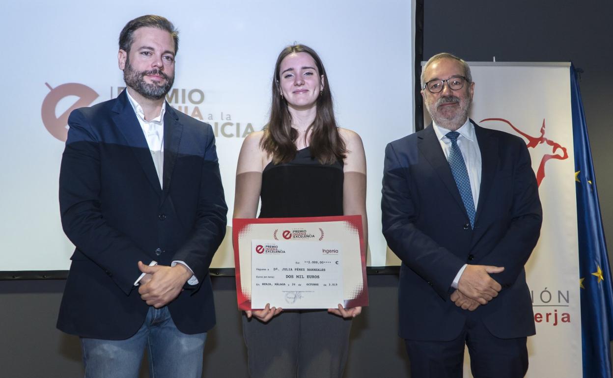Francisco E. Arce, Julia Pérez Barreales y José Blanco. 