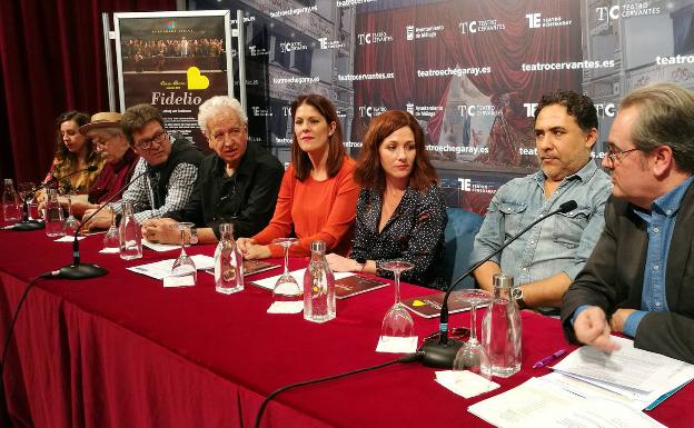 Presentación de 'Fidelio' en el Teatro Cervantes.