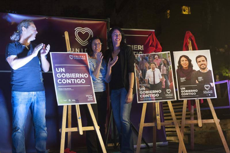 Acto de pistoletazo de salida a la campaña de Unidas Podemos