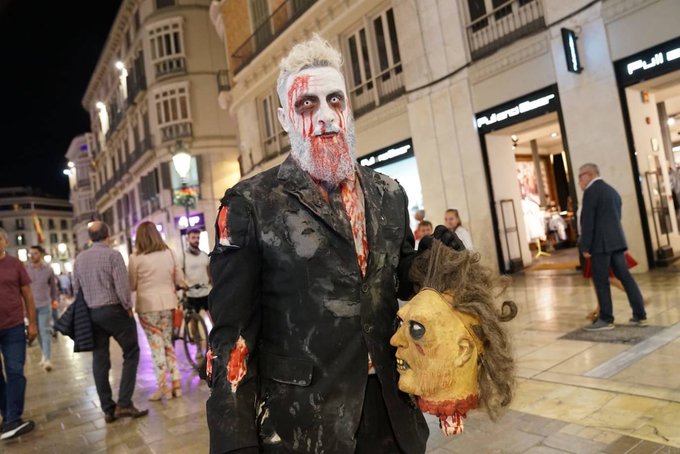 Ambiente terrorífico en las calles de Churriana 