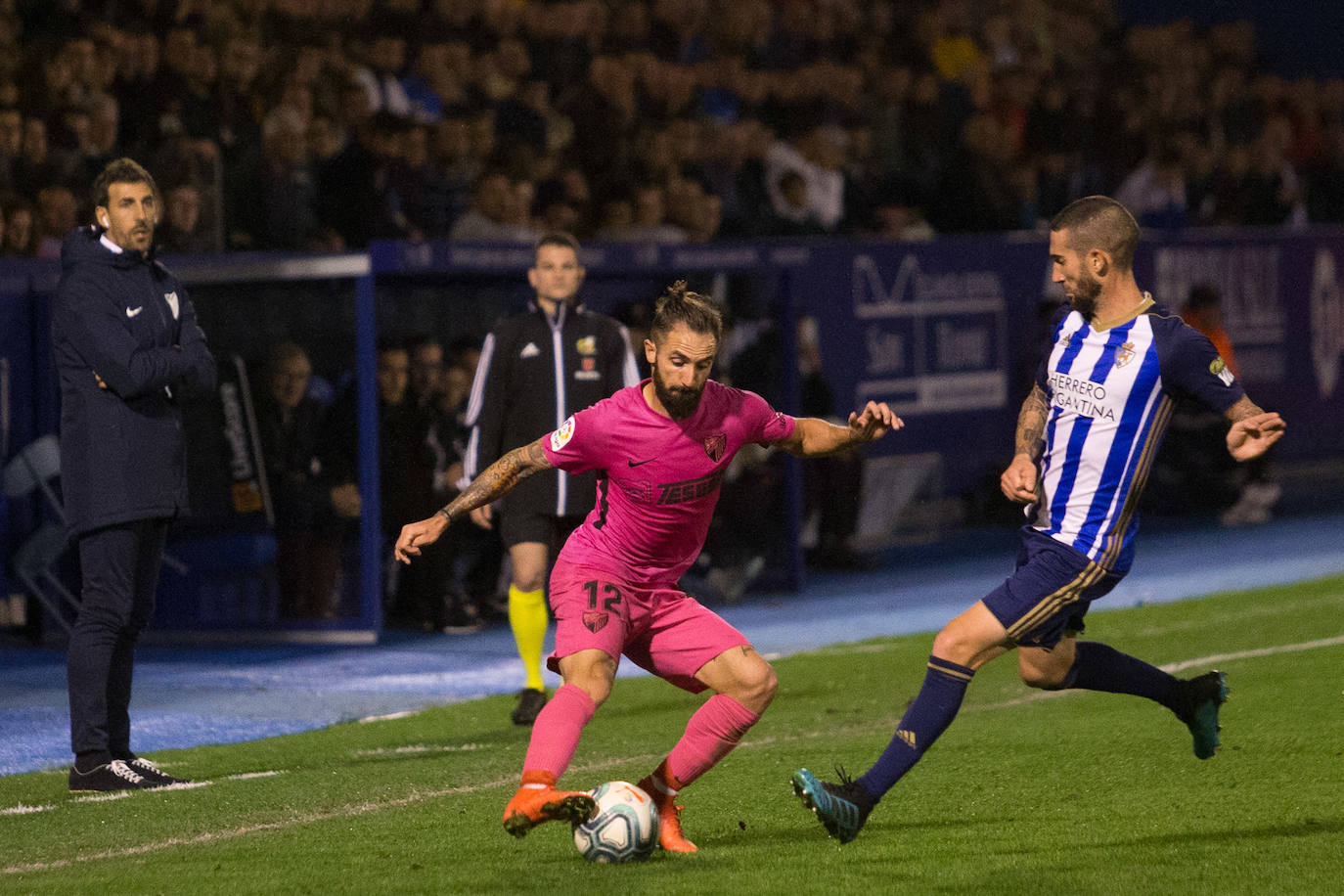 El Málaga pierde con la Ponferradina. 