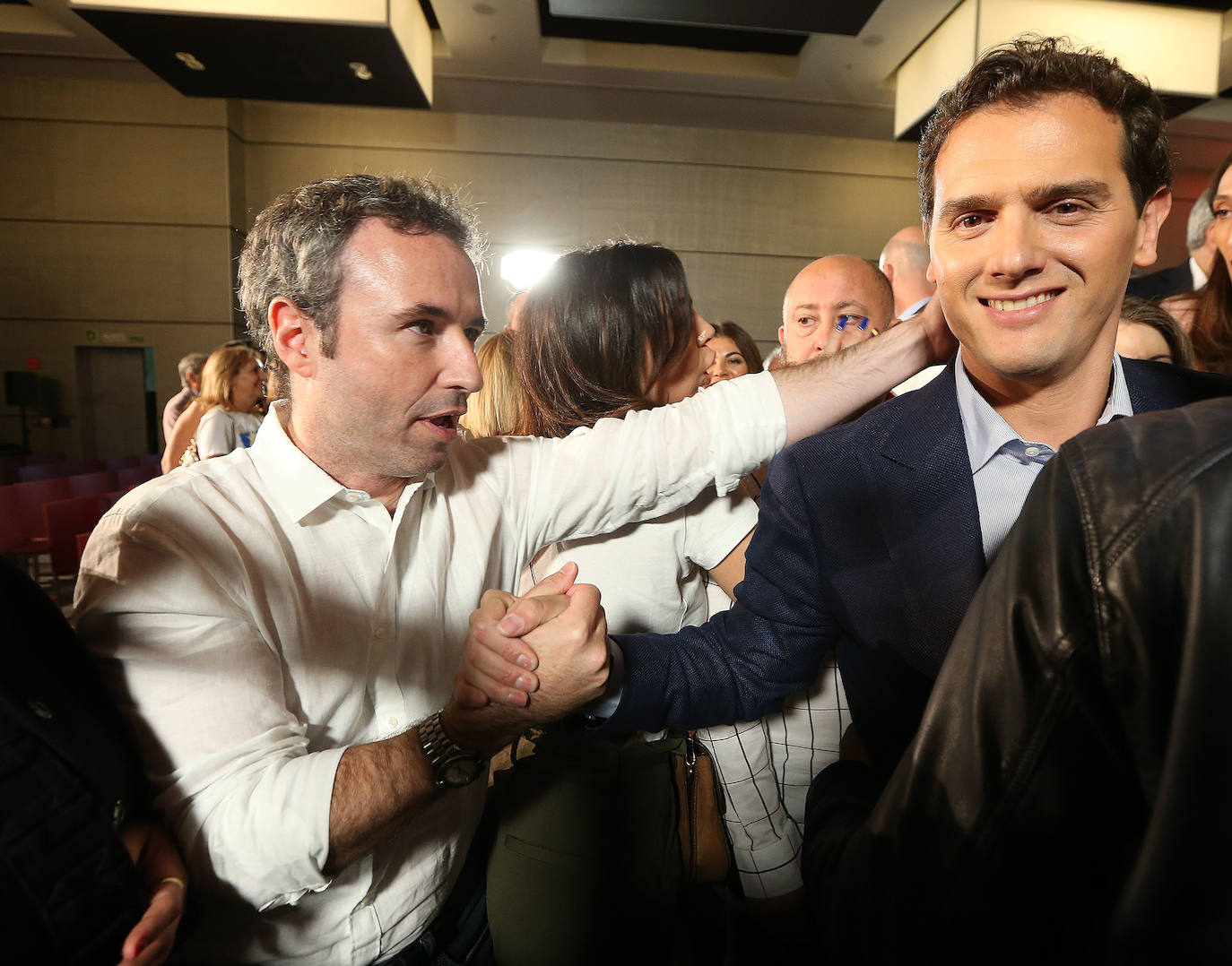 Fotos: El líder de Ciudadanos, Albert Rivera, participa en un acto de campaña en Málaga