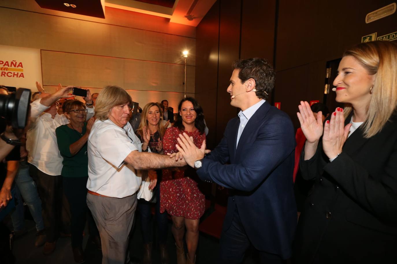 Fotos: El líder de Ciudadanos, Albert Rivera, participa en un acto de campaña en Málaga