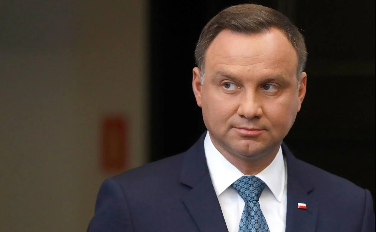 El presidente polaco, Andrzej Duda, promovió la ley.