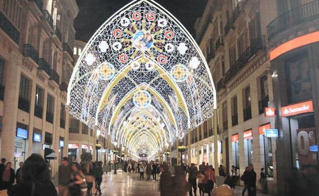 Vídeo del espectáculo de luz y sonido de la calle Larios de Málaga 2018