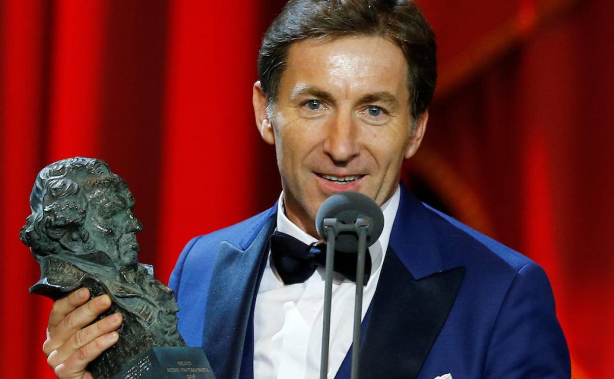 Antonio de la Torre, con el Goya al mejor actor de la pasada edición de los premios de la Academia. 