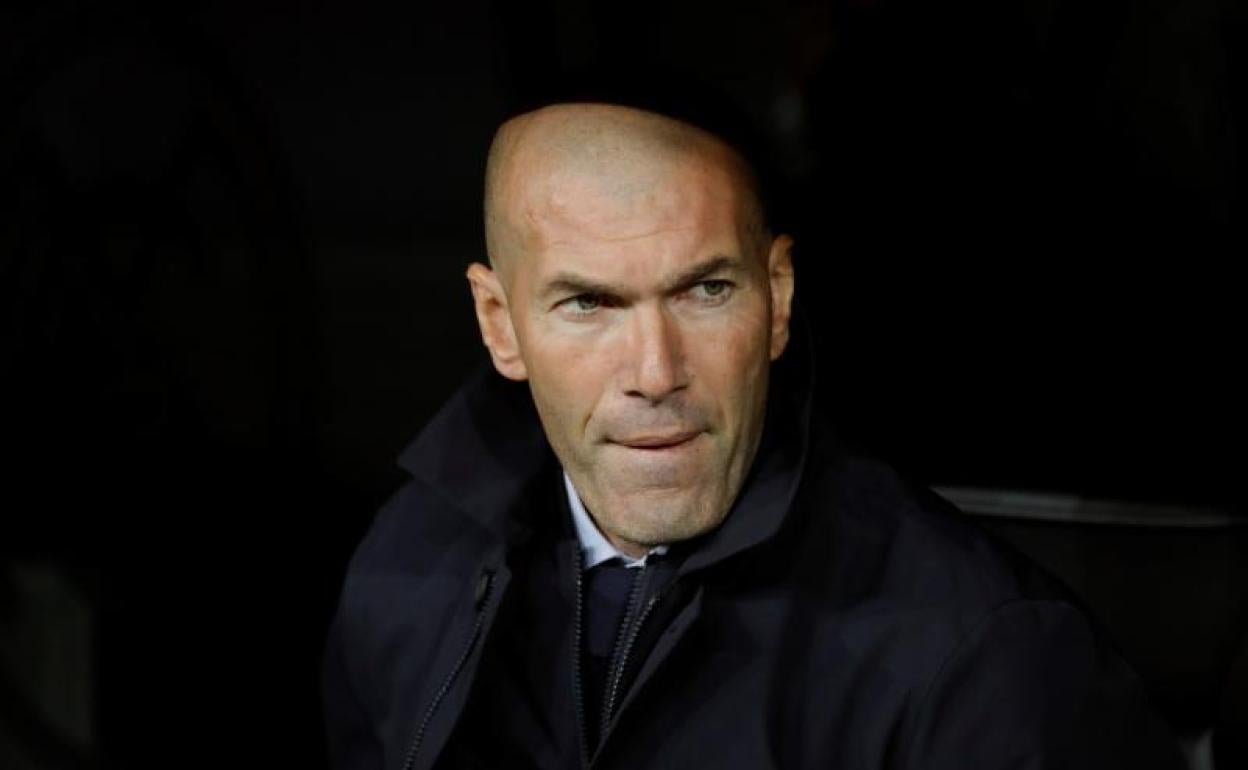 Zinedine Zidane, durante el partido. 