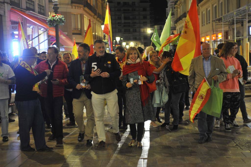 Acto de cierre de campaña de Vox en Málaga