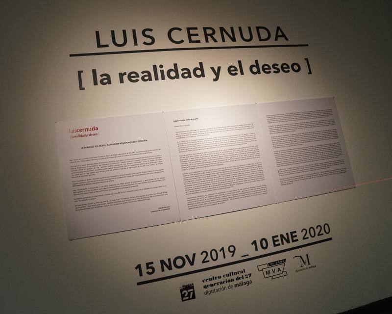 El Centro del 27 recuerda a Luis Cernuda. 