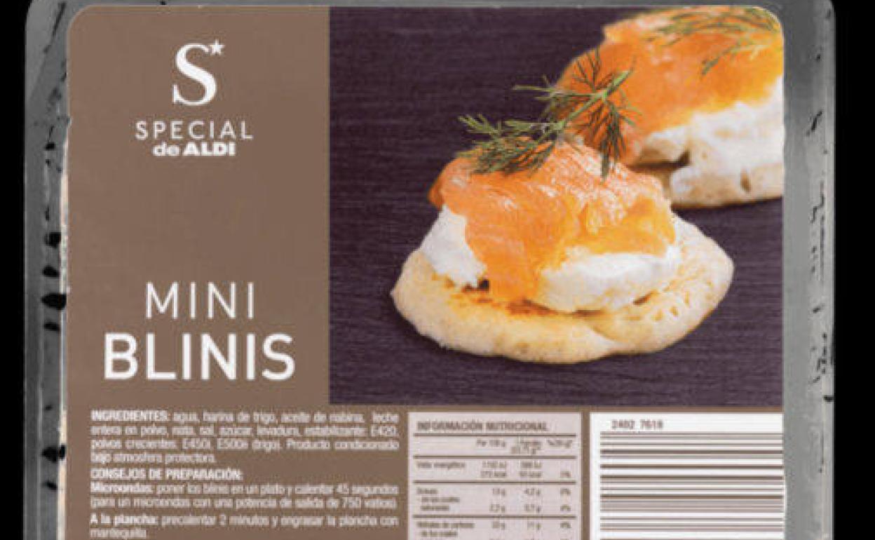 Las minitortitas para canapés de la marca 'Mini blinis'. 