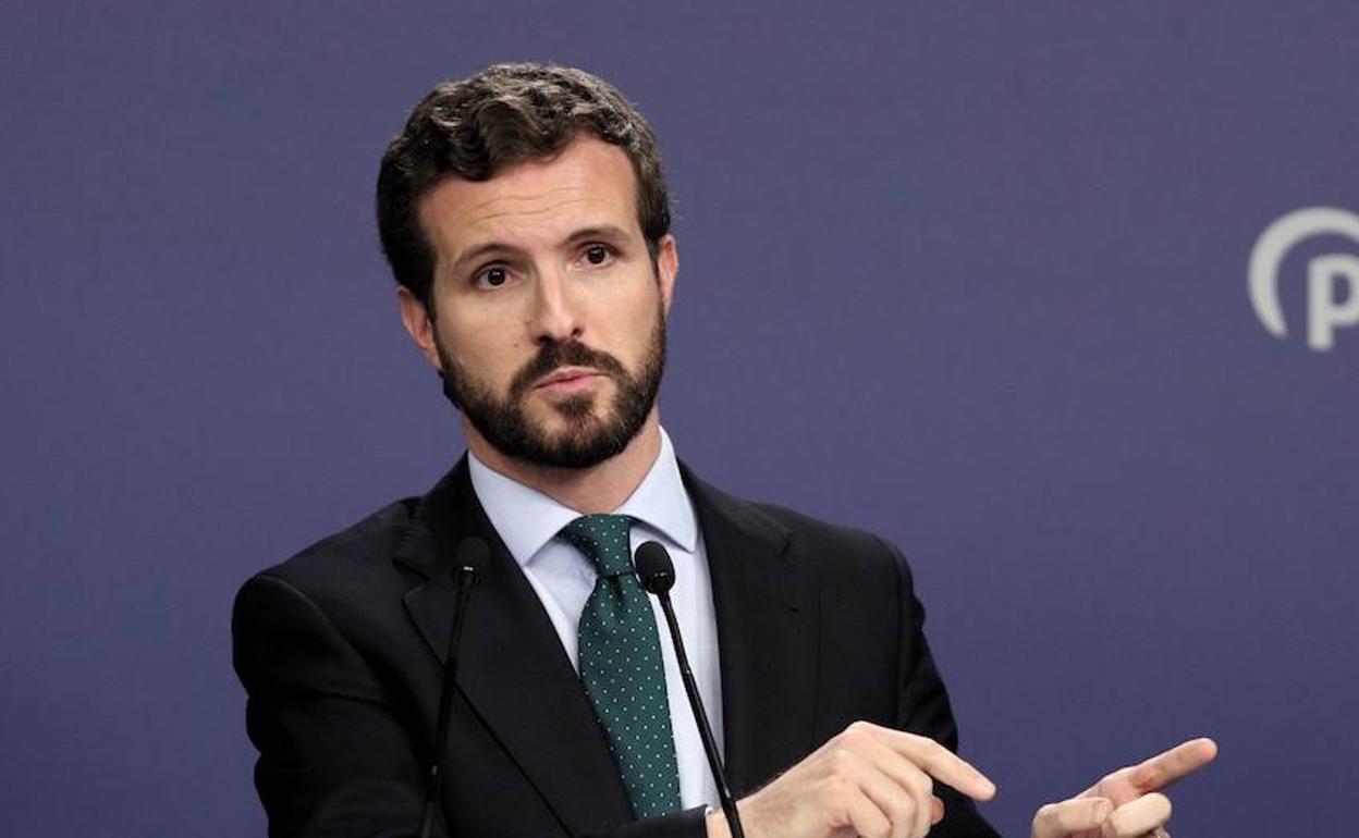 Pablo Casado, líder del PP. 