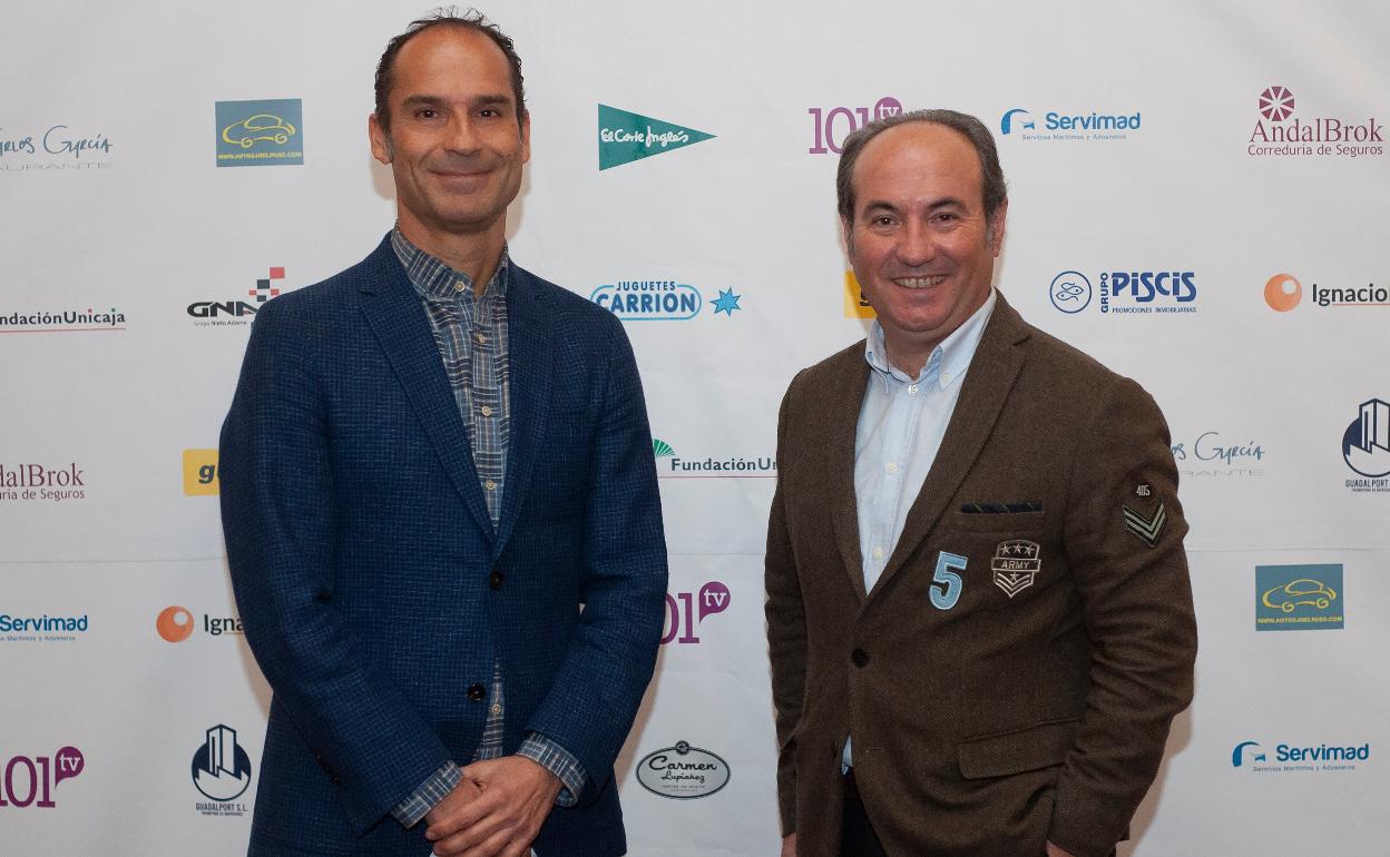 Los doctores César Ramírez y José Antonio Trujillo durante 'MED+Crecer Compartiendo' . 