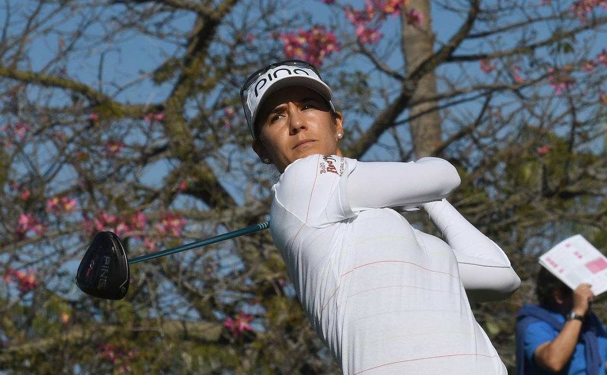 Azahara Muñoz, en la segunda jornada del Open 