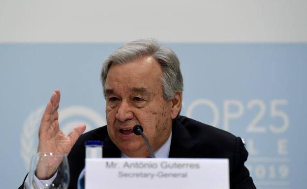 António Guterres: «No estamos aquí para encontrar excusas»