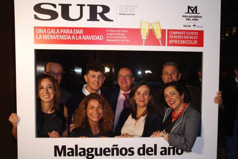 Los invitados a los XX Premios Malagueños del Año de SUR, en imágenes