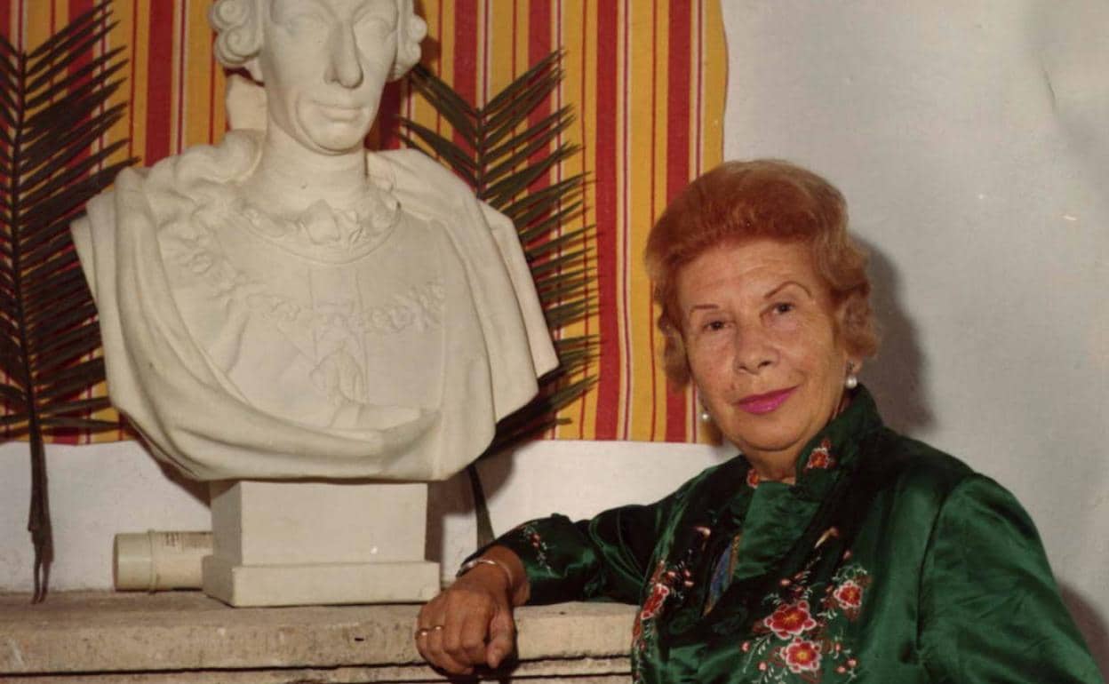 Ángeles Rubio-Argüelles fue una apasionada del teatro y de la historia. 