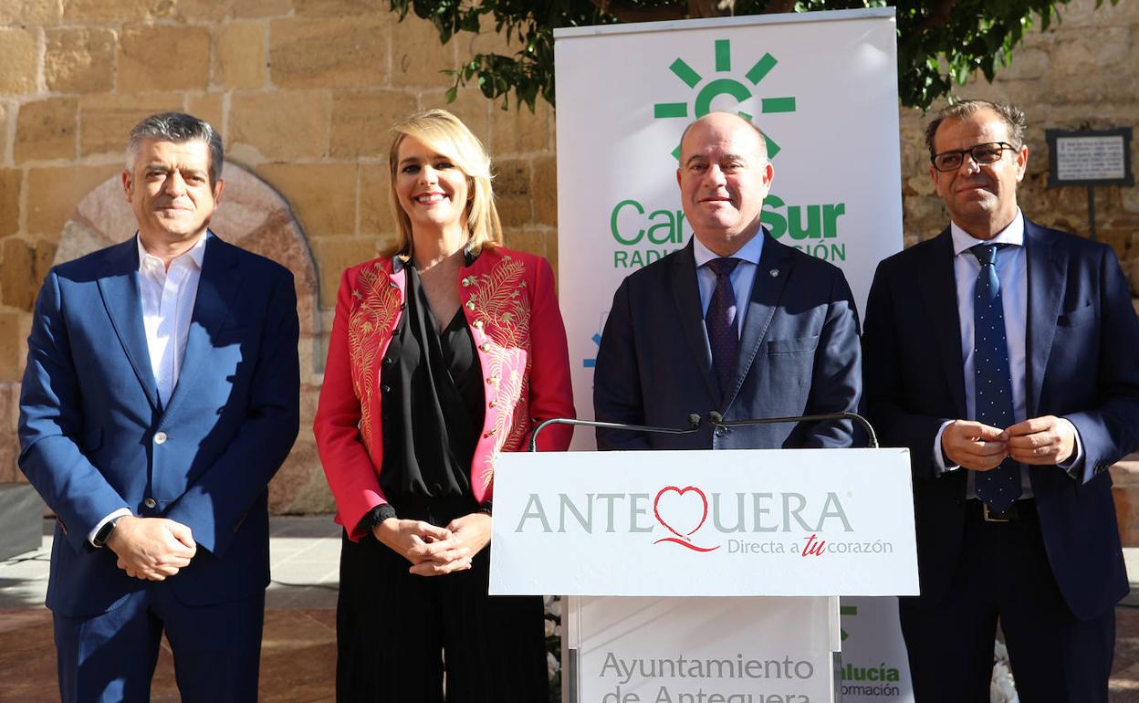 Desde la izquierda, Modesto Barragán, Paz Santana, Manuel Barón y Juan de Dios Mellado 