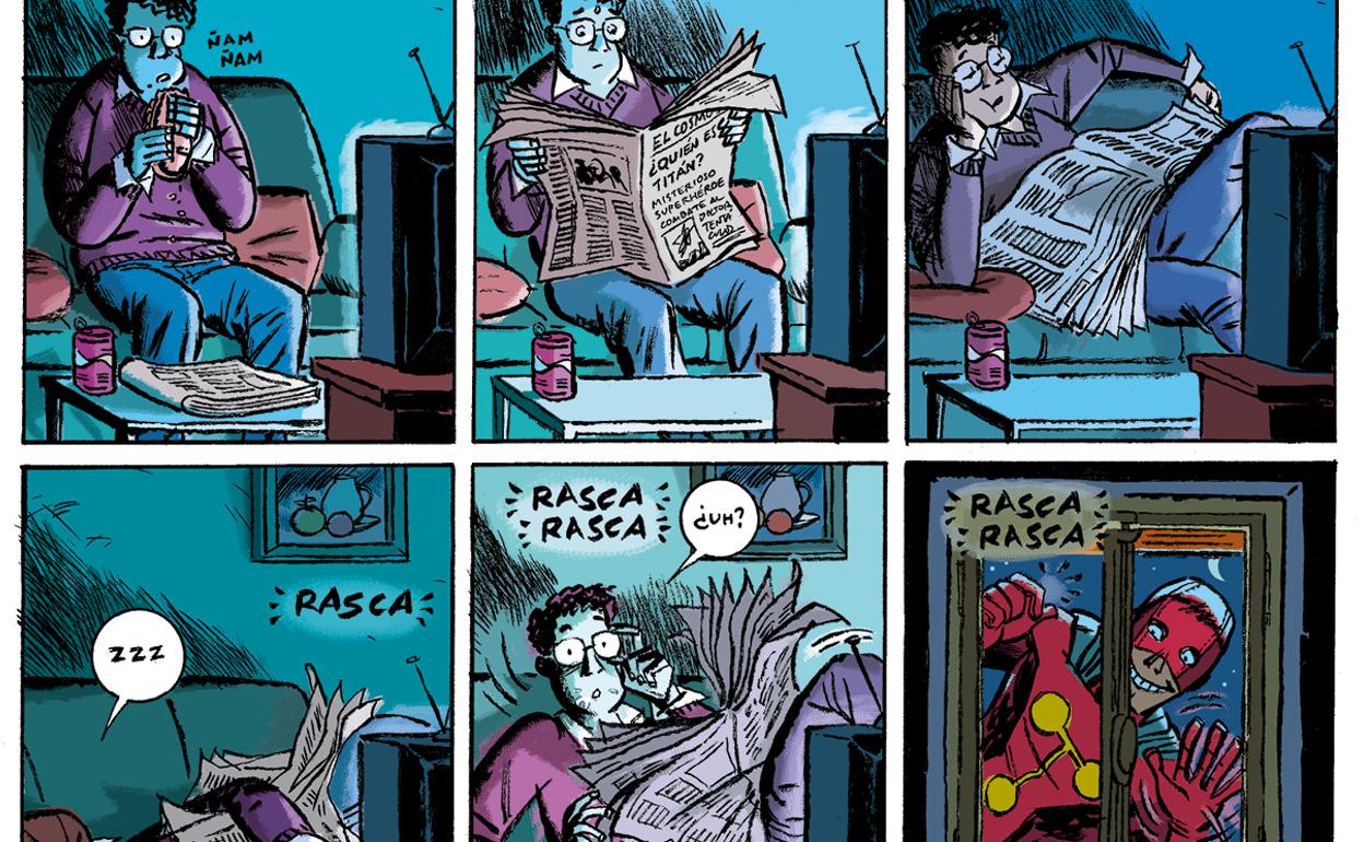 Viñetas del primer número de 'El Vecino'.