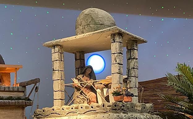 El guiño de Wilson a los peridositas, en el Belén del patio de Banderas.