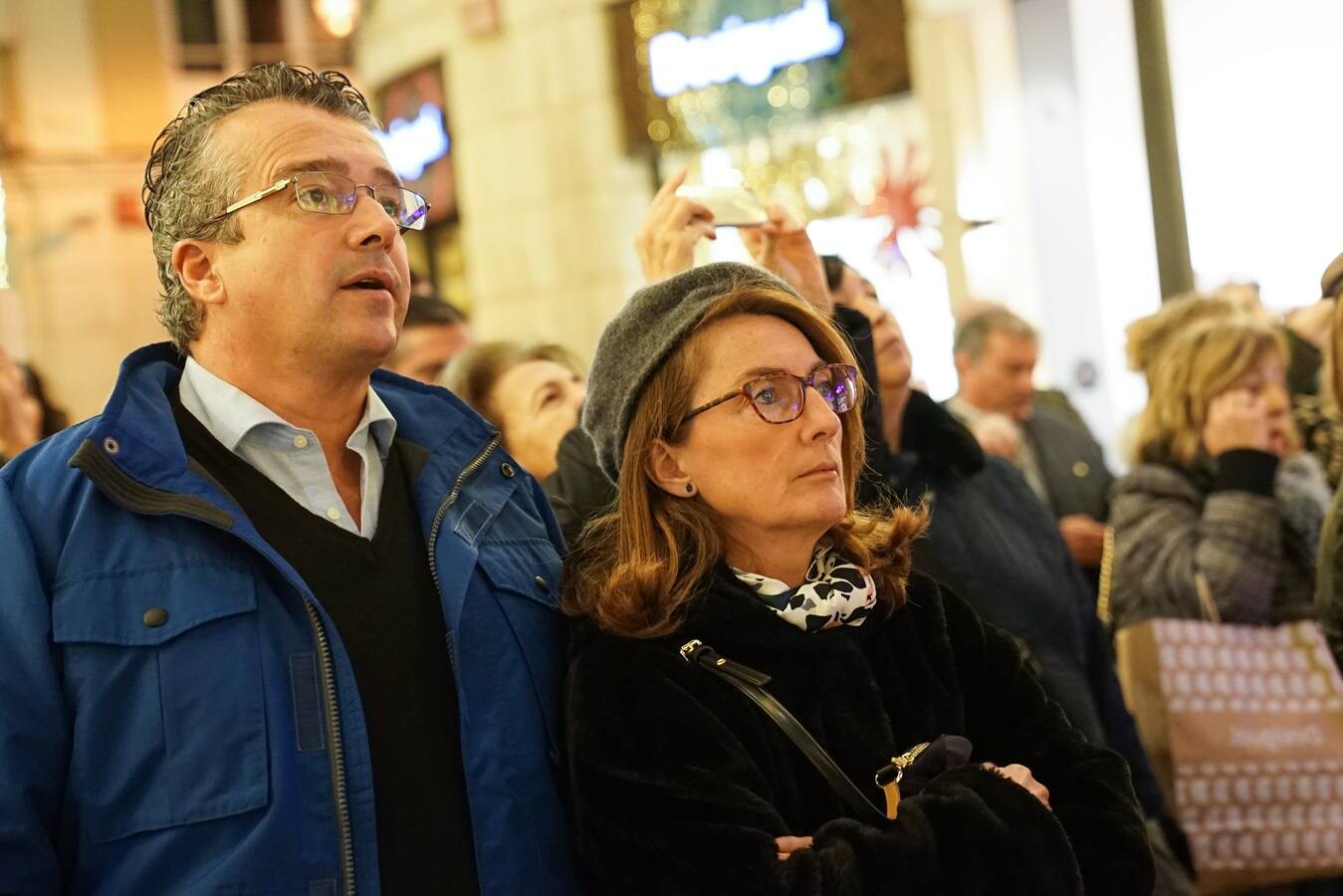 Miles de personas han asistido ya al espectáculo de luces del Centro de Málaga