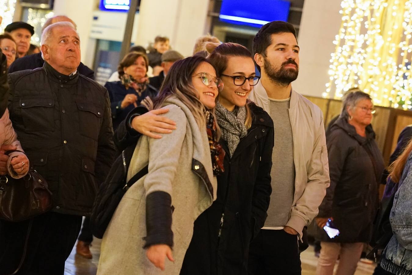 Miles de personas han asistido ya al espectáculo de luces del Centro de Málaga