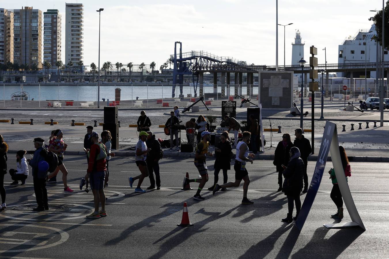 Los corredores, en Muelle Uno.