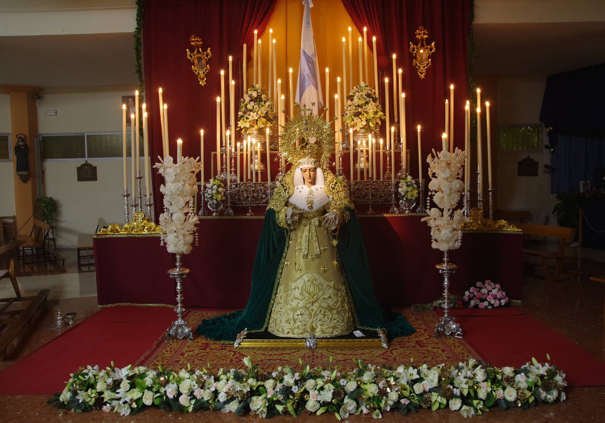 Virgen de Nueva Esperanza con motivo de su festividad.