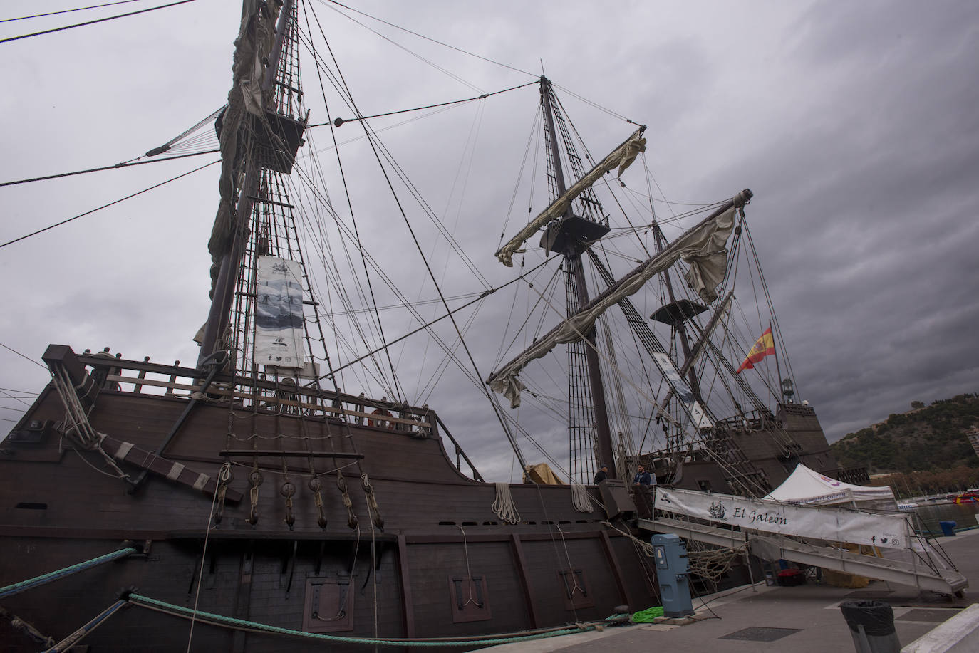 El navío ya está atracado en el Muelle Uno del Puerto, donde estará hasta el próximo 12 de enero y podrá visitarse