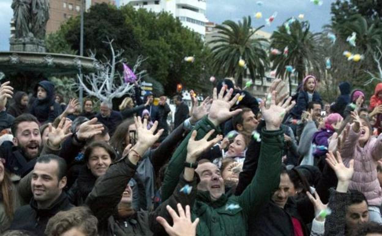 Imagen de archivo de una Cabalgata de Málaga.