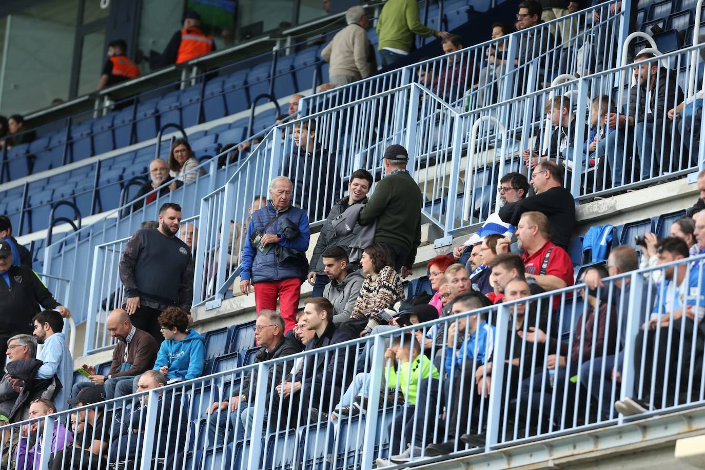 Espectadores este sábado en La Rosaleda 