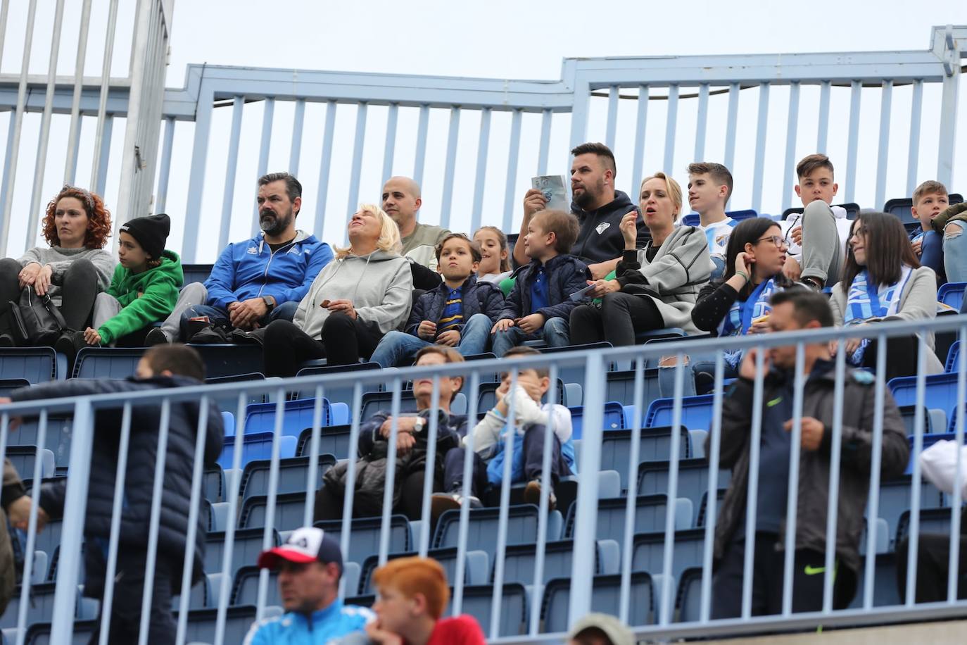 Espectadores este sábado en La Rosaleda 