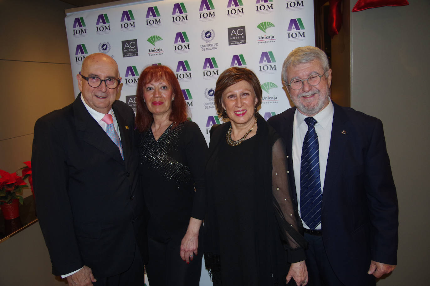 Fernando Agredano, Mercedes Martínez, Mari Ángeles Liñán y Pedro Román.