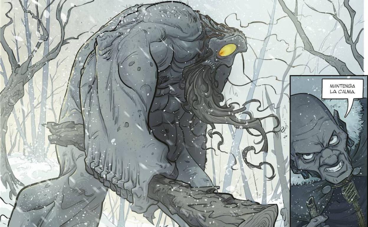 Página interior de Taxus que muestra al ojáncano.