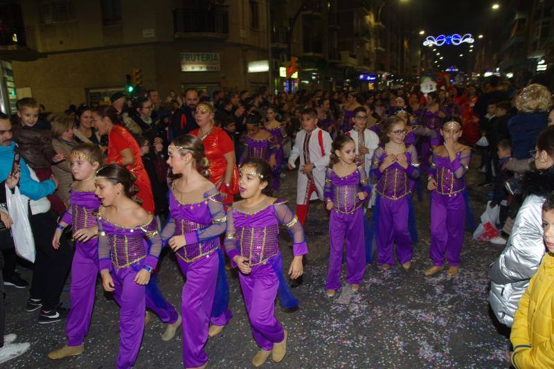 La cabalgata de Bailén-Miraflores tuvo temáticas diferentes.