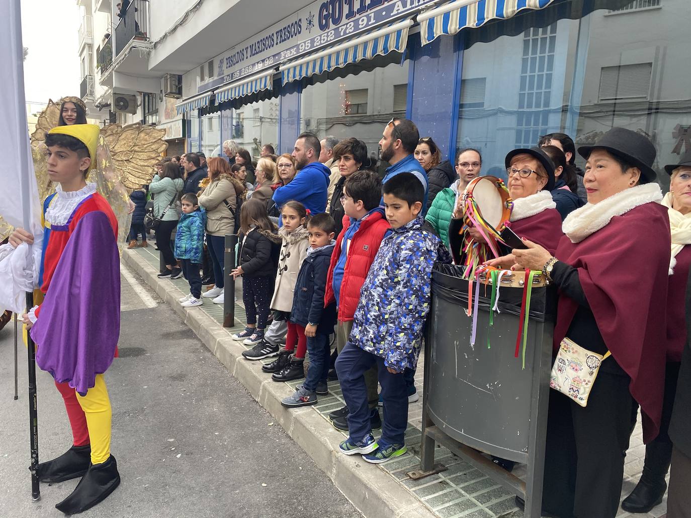 Desfile de Melchor, Gaspar y Baltasar en Nerja