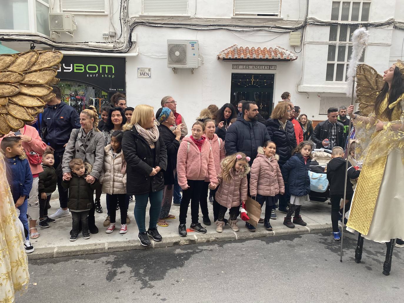 Desfile de Melchor, Gaspar y Baltasar en Nerja