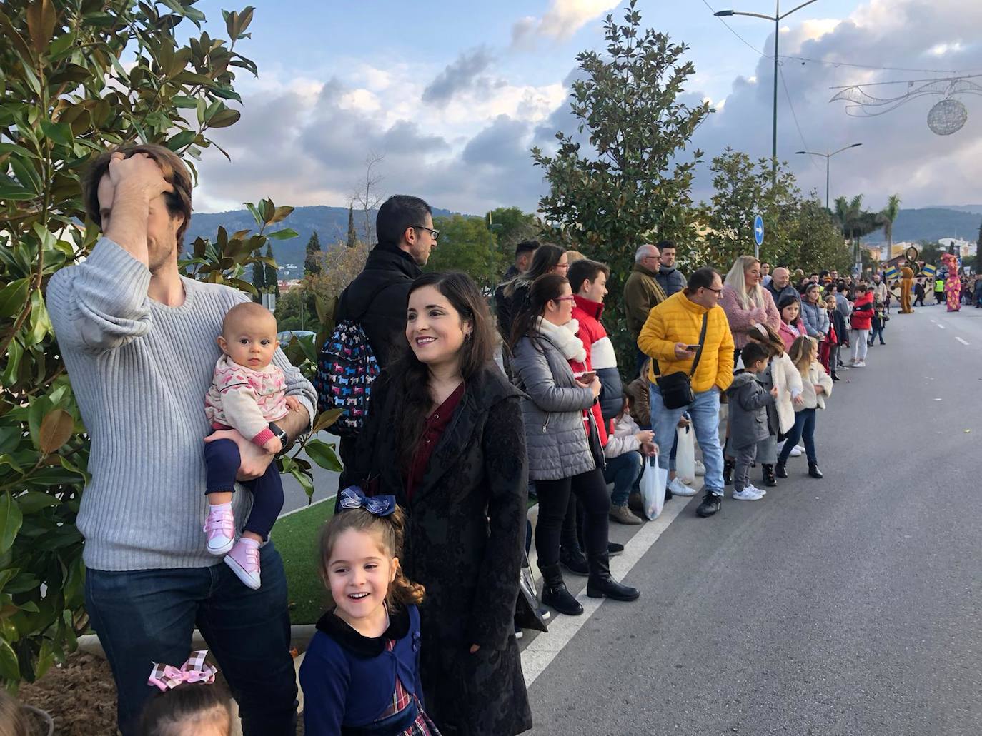 Asistentes a la cabalgata en Alhaurín de la Torre. 