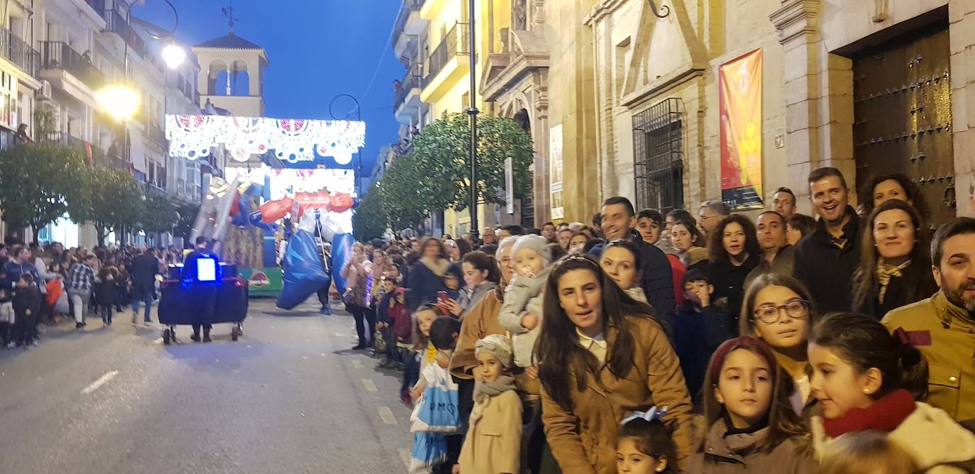 Asistentes a la cabalgata en Antequera