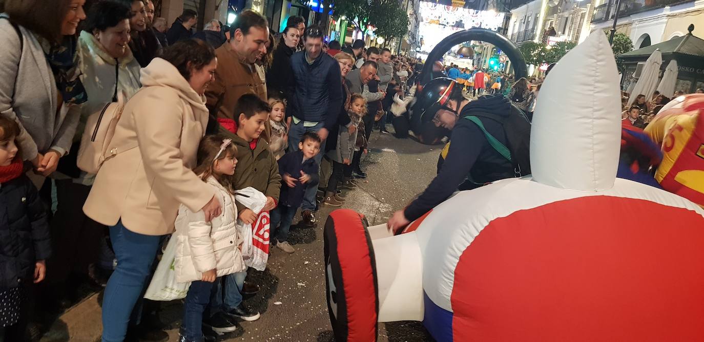 Asistentes a la cabalgata en Antequera