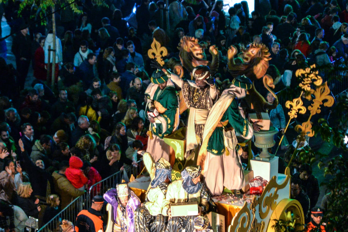 Desfile de Sus Majestades en Marbella.