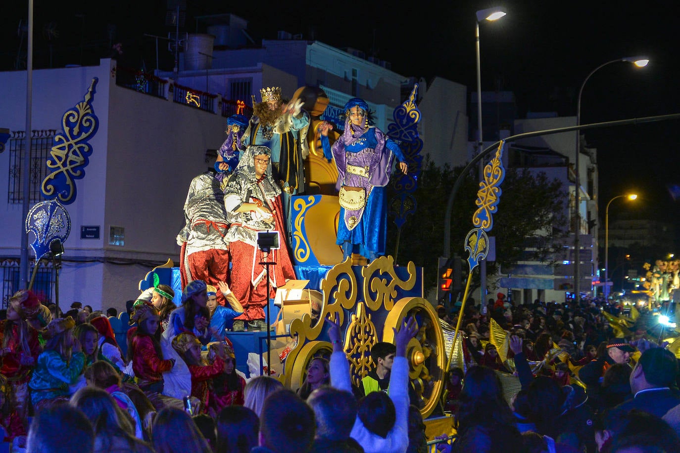 Desfile de Sus Majestades en Marbella.