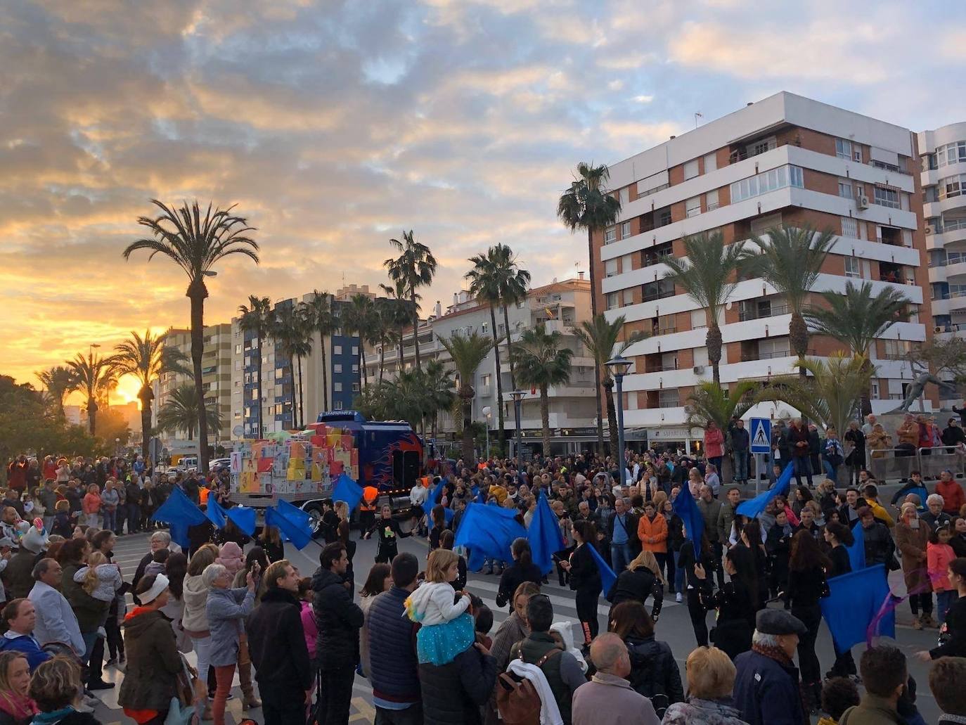 Cabalgata en Torre del Mar. 