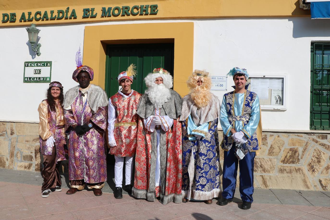 Desfile de Melchor, Gaspar y Baltasar en Torrox