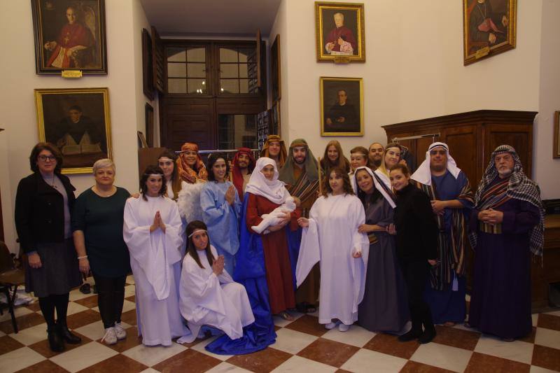 Belén viviente en la Catedral