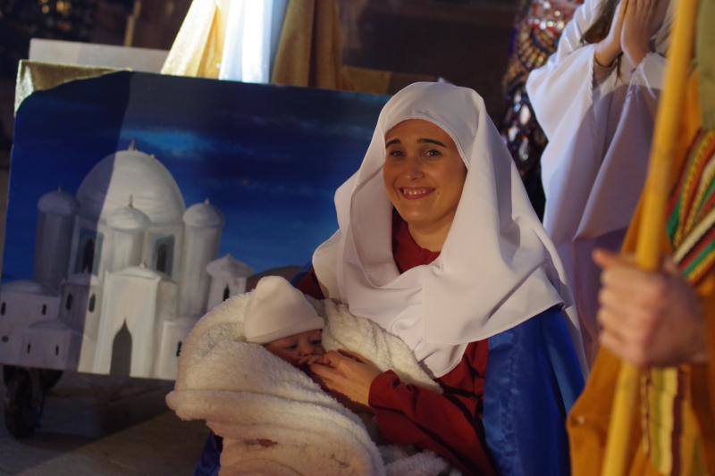 Belén viviente en la Catedral