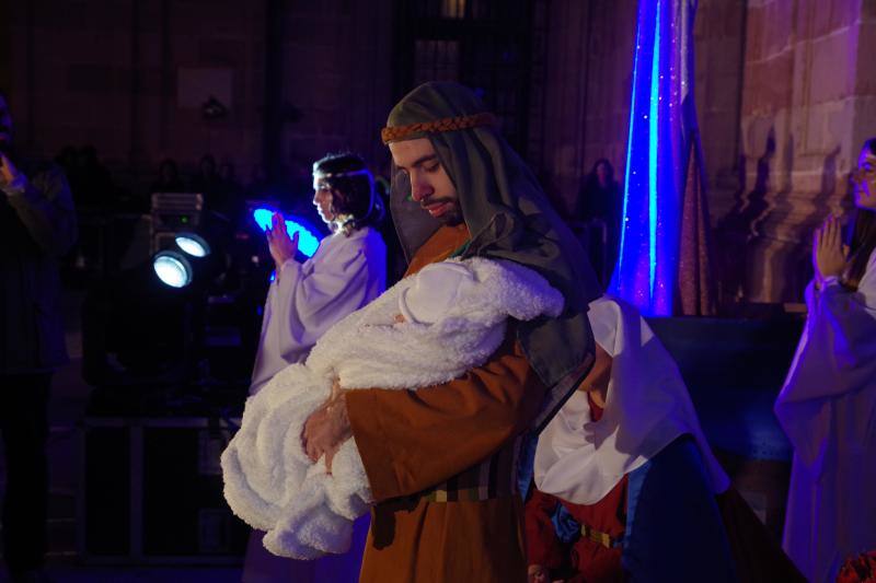 Belén viviente en la Catedral