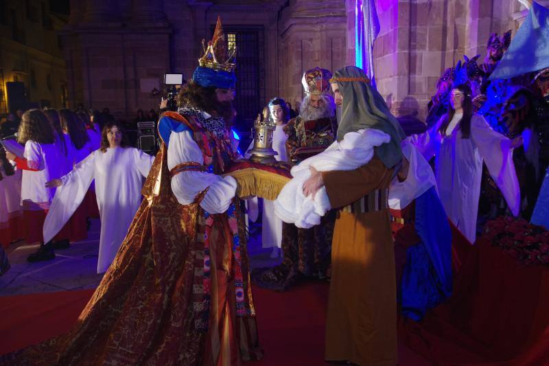 Belén viviente en la Catedral