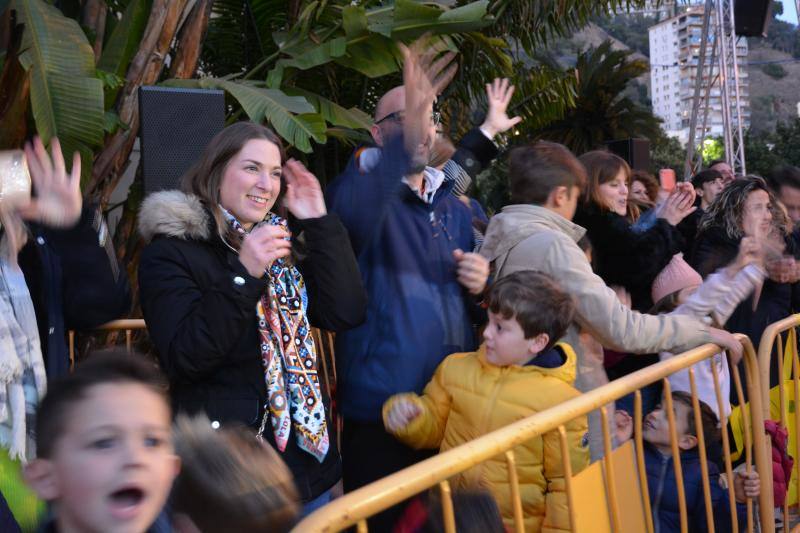 Asistentes a la Cabalgata de Reyes Magos de este año en Málaga capital. 