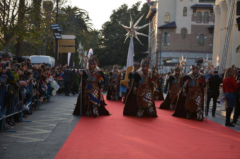 Asistentes a la Cabalgata de Reyes Magos de este año en Málaga capital. 