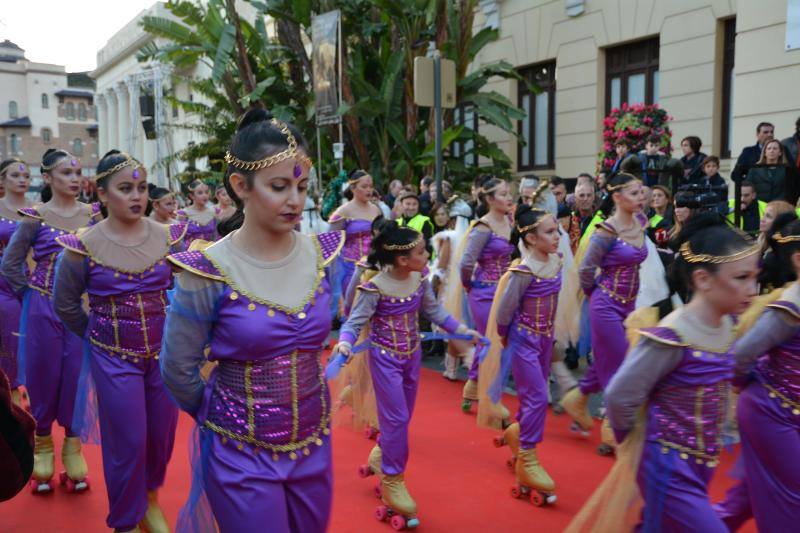 Asistentes a la Cabalgata de Reyes Magos de este año en Málaga capital. 